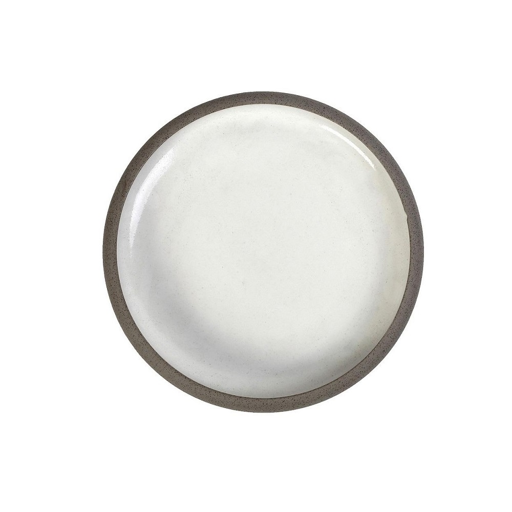 ESPIEL – SANDY WHITE STONEWARE PLATE 24 CM