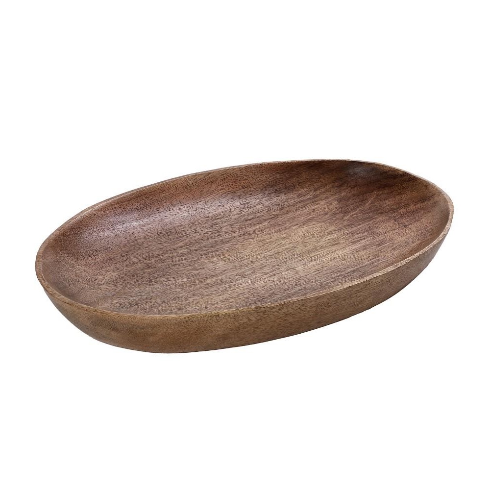 ESPIEL – MANGO OVAL BOWL 33×20 CM H:5 CM