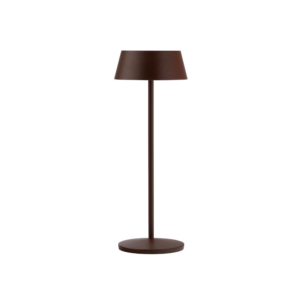 UTOPIA – MARTINIQUE LED CORDLESS LAMP 30 CM CORTEN