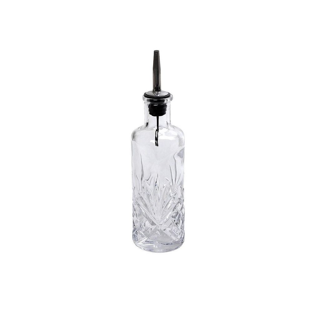 ESPIEL – OIL / VINEGAR GLASS BOTTLE WITH POURER 250ML