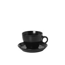 ESPIEL – BOGART ESPRESSO CUP WITH SAUCER BLACK 100 ML