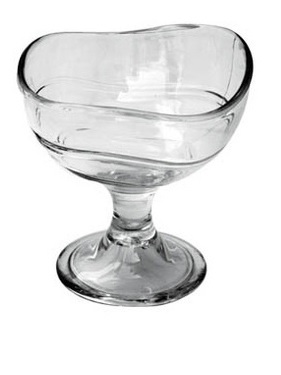 POLYCARBONATE ICE CREAM FOOTED BOWL 27 CL