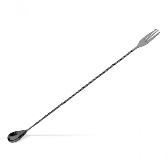 LUMIAN – TRIDENT FORK BAR SPOON 40 CM BLACK