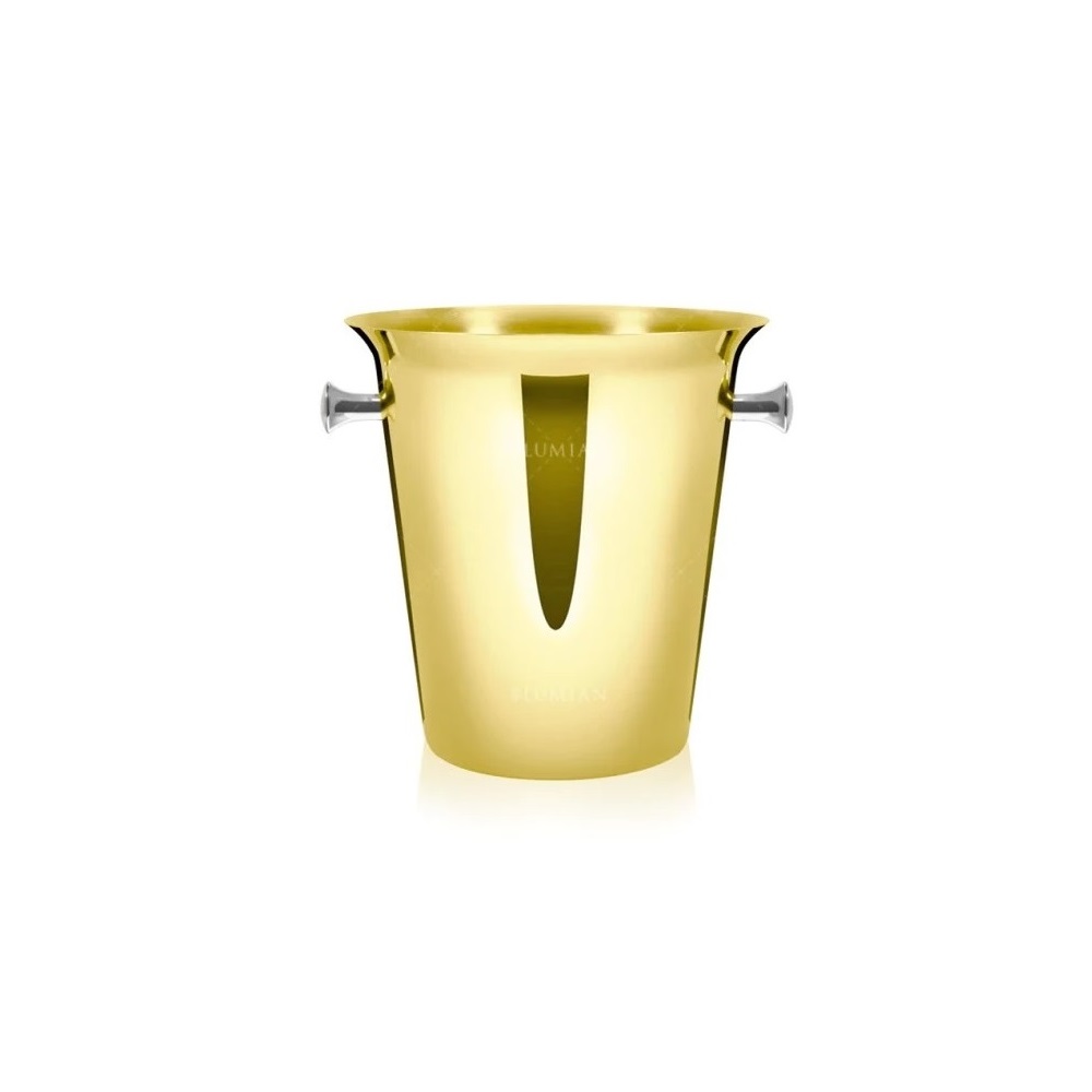 LUMIAN – GOLD PLATED DIONISIO ST/ST 18/10 BUCKET 5 LT / 21 CM