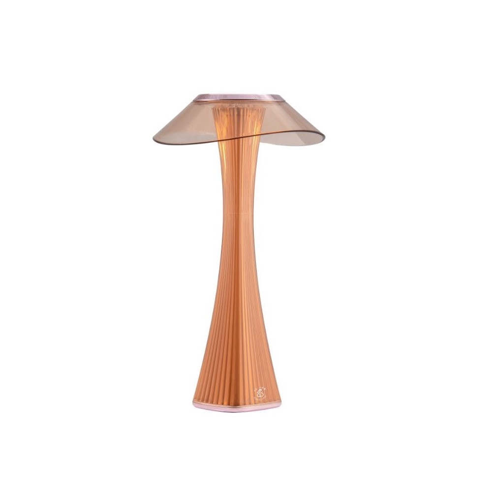 LE COQ – ASTREO LED COPPER TABLE LAMP PLISSE – ACRYLIC / ABS / 3 WATT