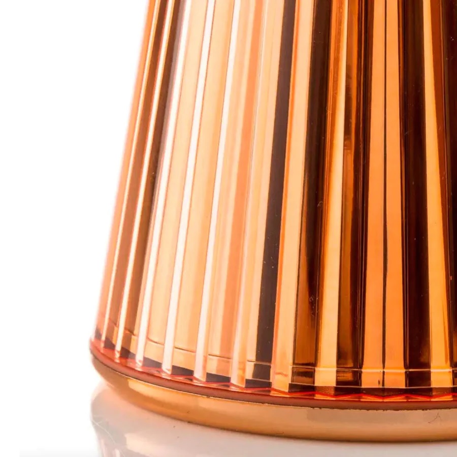 LE COQ – ASTREO LED COPPER TABLE LAMP PLISSE – ACRYLIC / ABS / 3 WATT