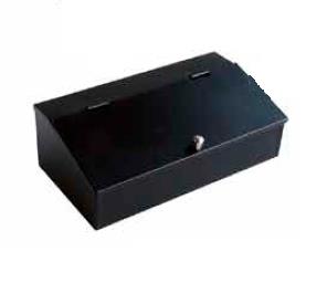 COFFEE BOX 59 x 38 x 22 CM BLACK 2 COMPARTMENT