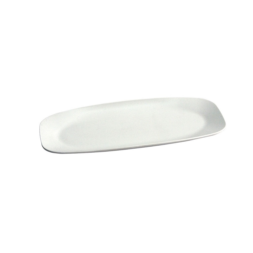 MAK – MELAMINE RECTANGULAR PLATE 26×11 CM WHITE