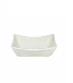 MELAMINE RAMEKIN RECTANGULAR WHITE