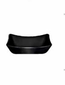 MELAMINE RAMEKIN RECTANGULAR BLACK