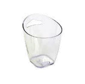 ACRYLIC WINE BUCKET CLEAR 20.5 CM