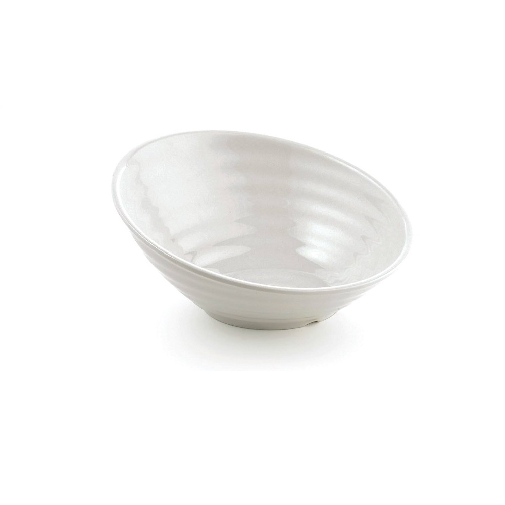 TC – MELAMINE ROUND SLOPED BOWL 30 x 12.5 CM WHITE