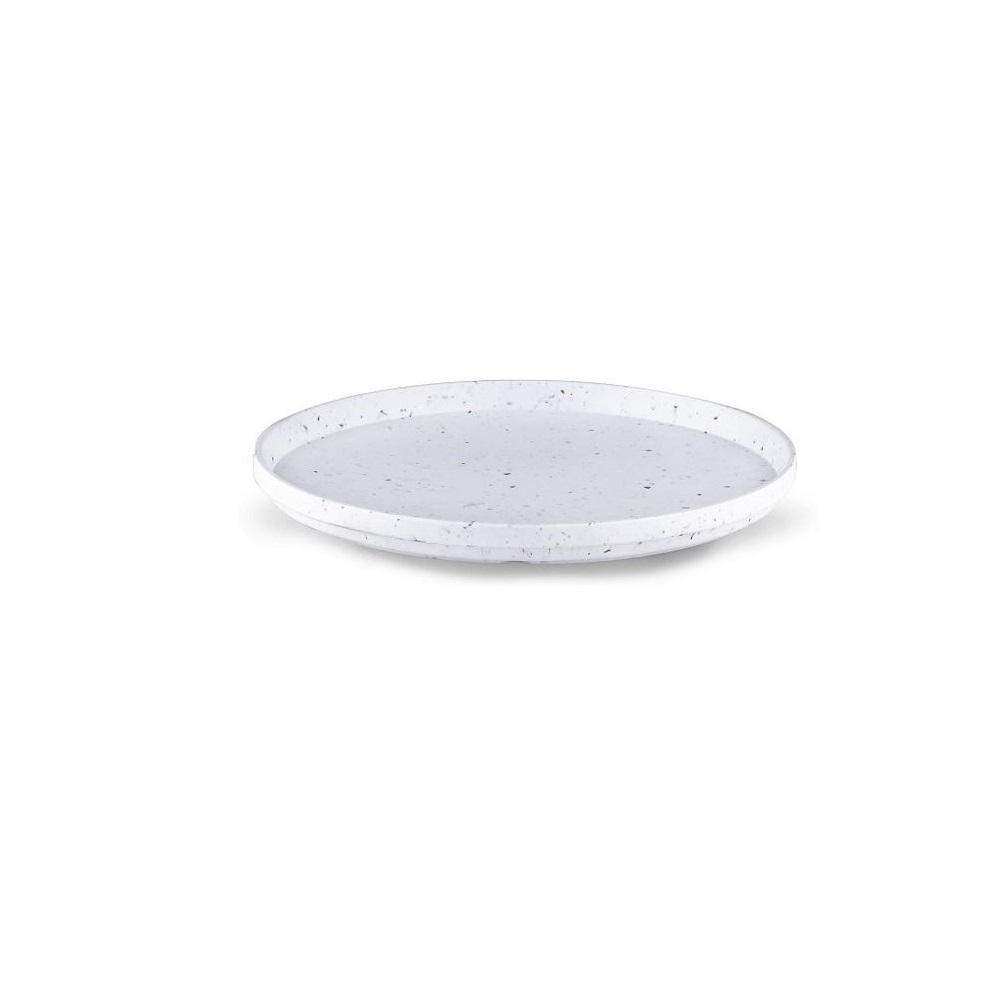 ESPIEL – GRAVITY WHITE MELAMINE PLATE 21 CM