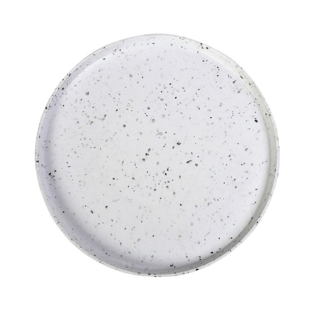 ESPIEL – GRAVITY WHITE MELAMINE PLATE 35 CM