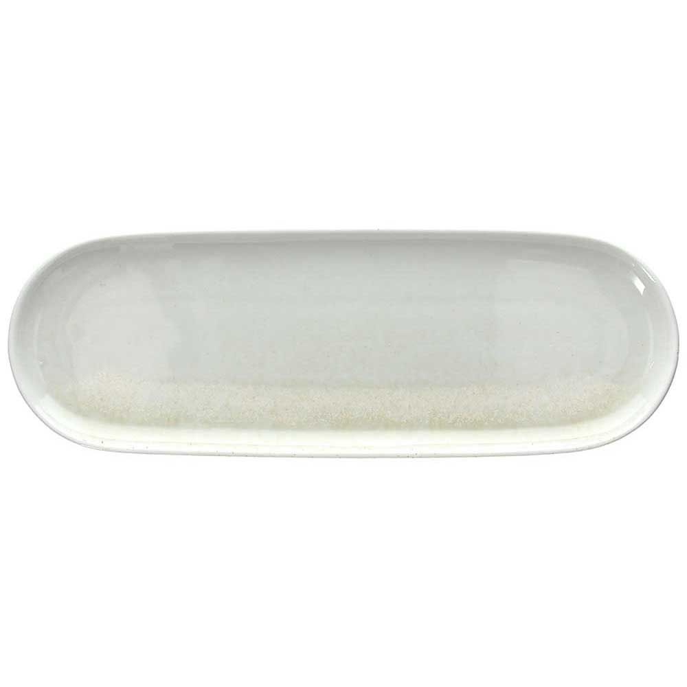 TOGNANA – MOONLIGHT CEMENT GREY OVAL TRAY 38×13 CM