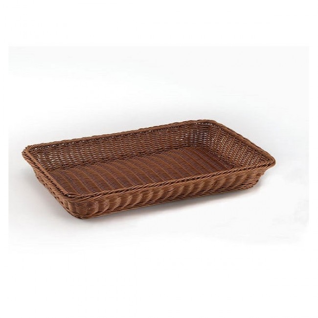 GB – POLYRATTAN BASKET 1/1 x 65 MM WENGE