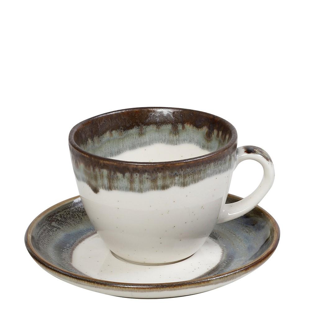 ESPIEL – REACT. GREEN ESSENTIALS TEA CUP SAUCER 350 ML