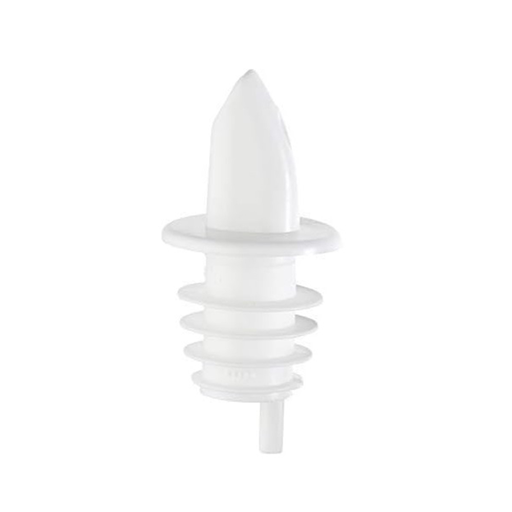 THE BARS – FREE FLOW POURER WHITE PLASTIC – SET OF 12