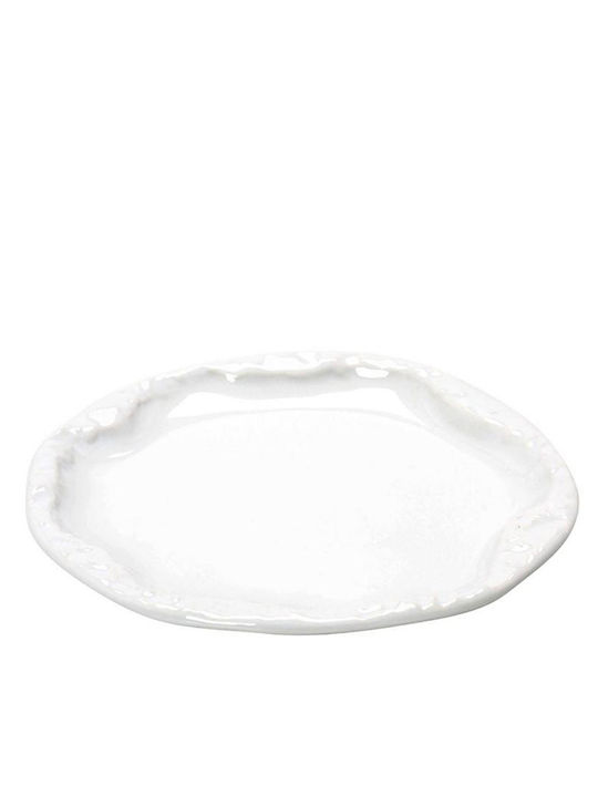 ESPIEL – VOLCANO WHITE FLAT PLATE 17 CM