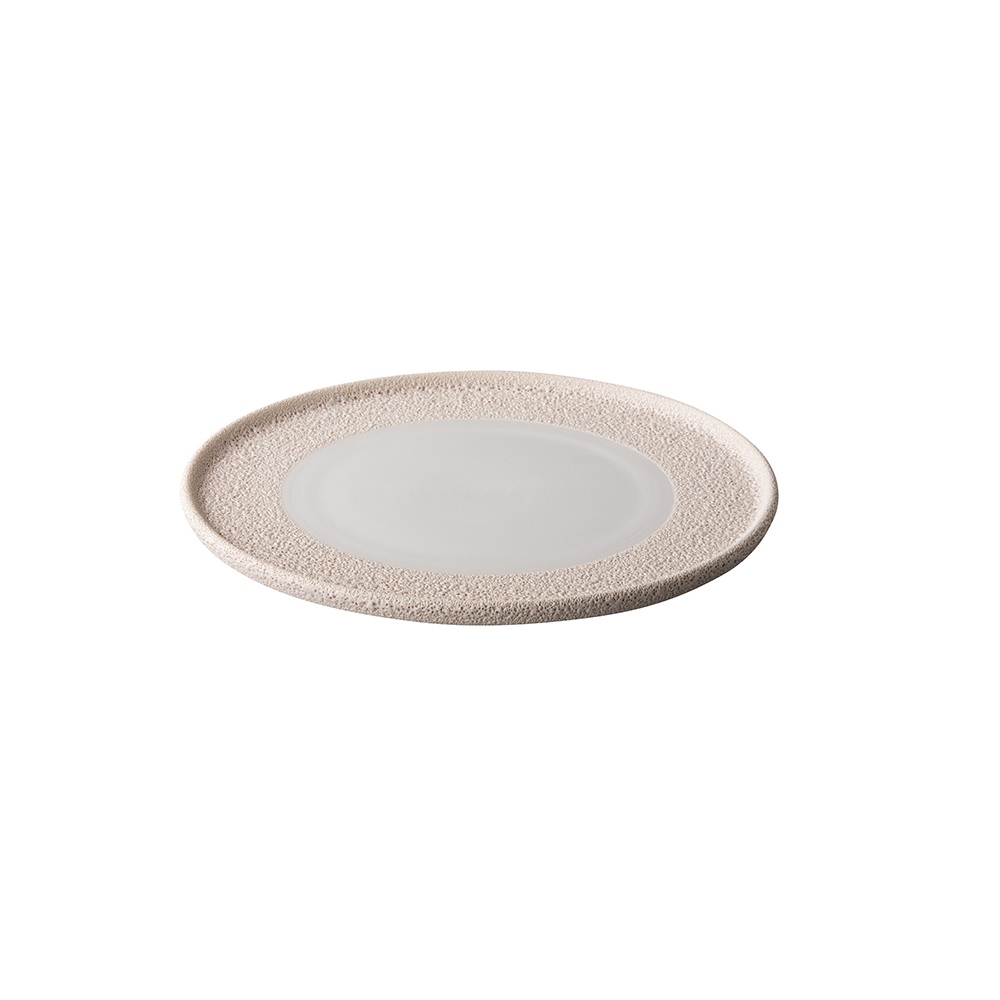 RAW – VULCANIC WHITE PLATE 28 CM