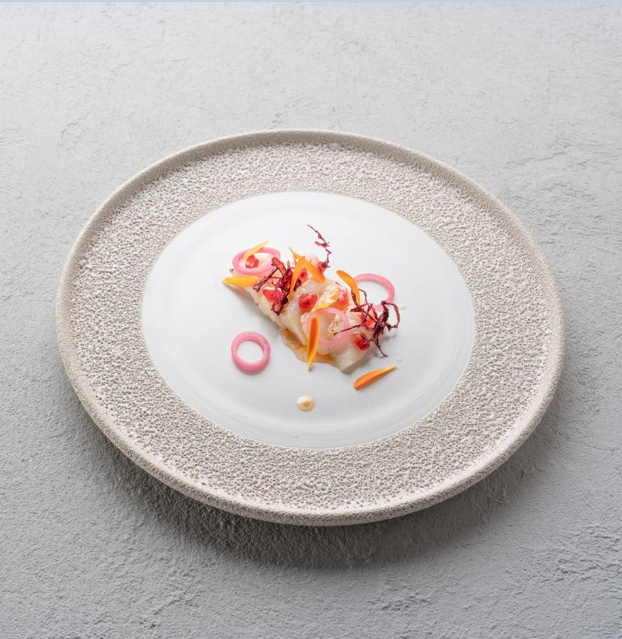 RAW – VULCANIC WHITE PLATE 28 CM