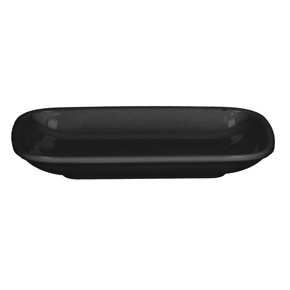 TOGNANA – MELAMINE RECTANGULAR PLATE 13.5×9 CM BLACK 79409