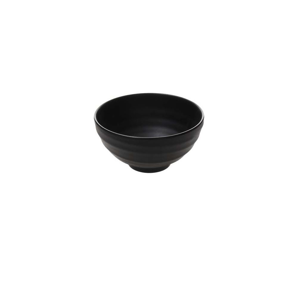 TOGNANA – MELAMINE BLACK FOOTED BOWL 19 CM / 1.4L