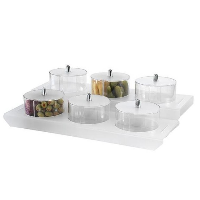 GB – STUDIO ORGANIZER FROST ACRYLIC 3 x 1.3 LT H:4 CM