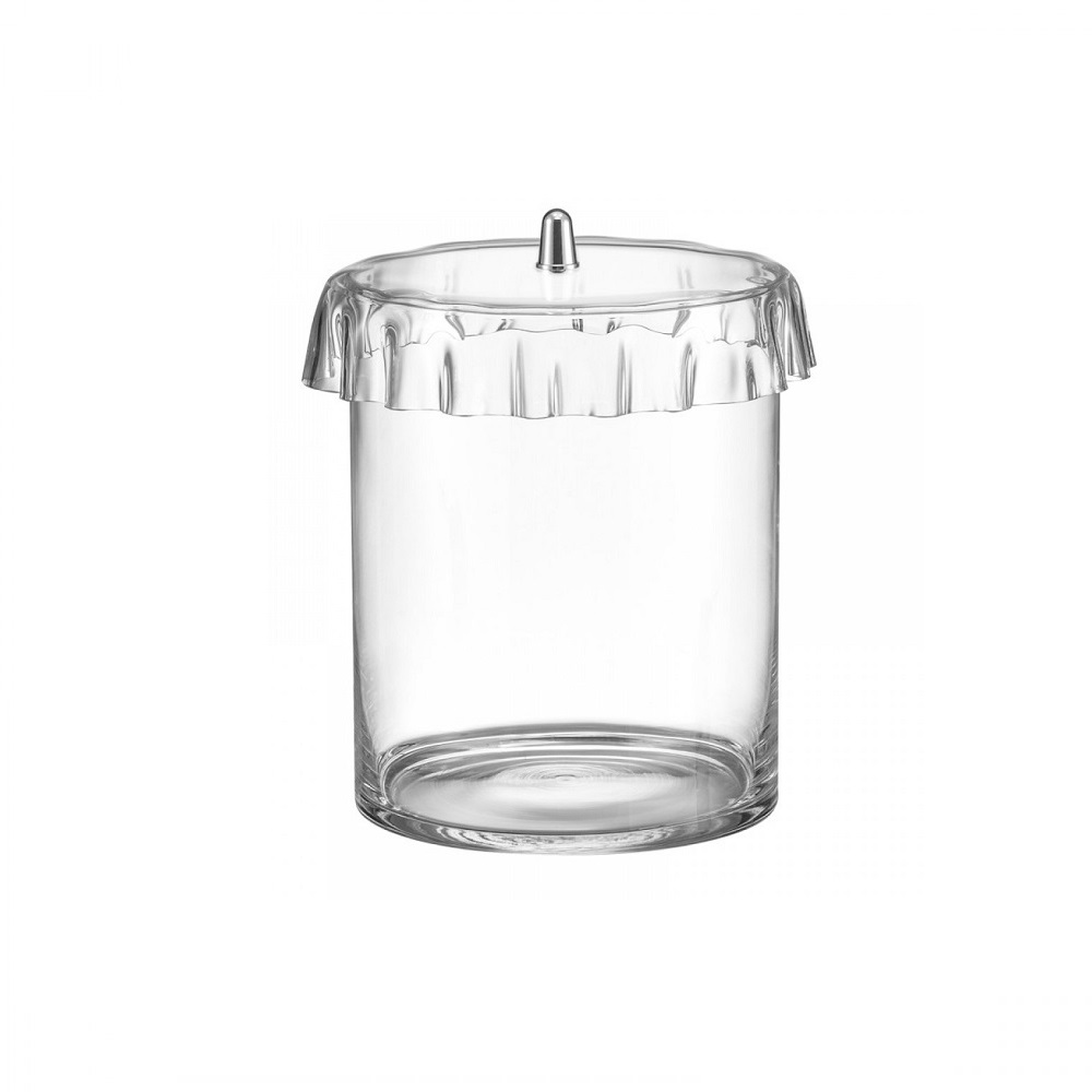 GB – CYLINDER GLASS JAR Φ20×25Υ CM CLEAR COVER PC