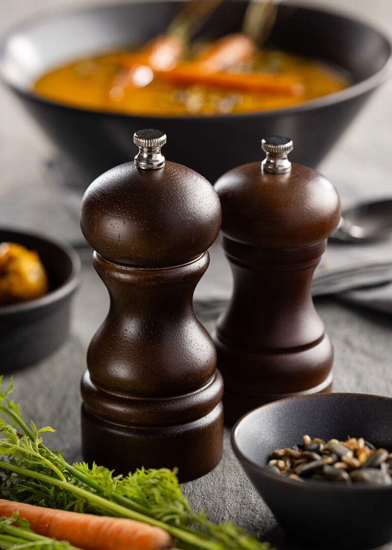 UTOPIA – DARK WOOD SALT / PEPPER GRINDER 10 CM