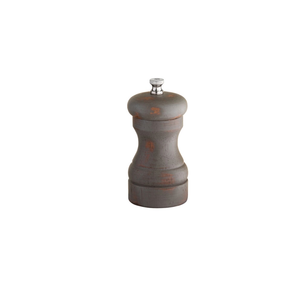 UTOPIA – DISTRESSED WOOD SALT / PEPPER GRINDER 10 CM