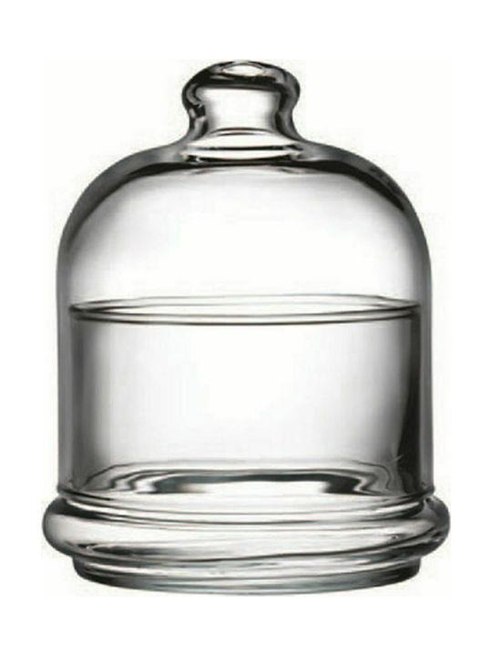 ESPIEL – BUTTER DISH GLASS WITH COVER 8 CM