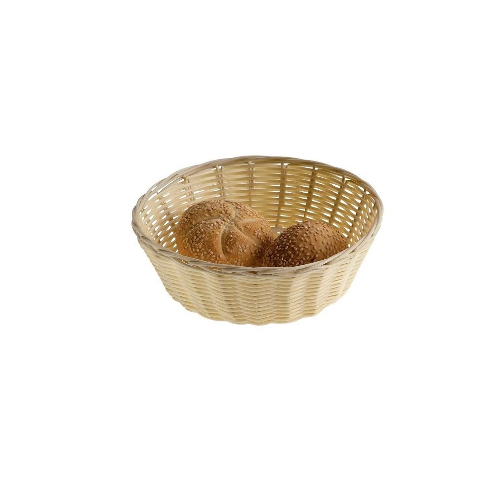 LEONE – NATURAL RATTAN ROUND BREAD BASKET 20 x 6 CM