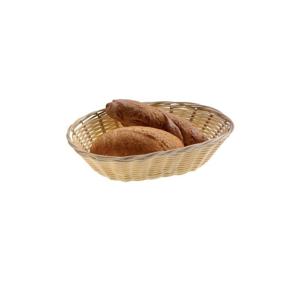 LEONE – NATURAL RATTAN OVAL BREAD BASKET 23 x 15 x 6 CM