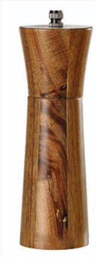 LEONE – ACACIA WOOD SALT PEPPER MILL 15 CM