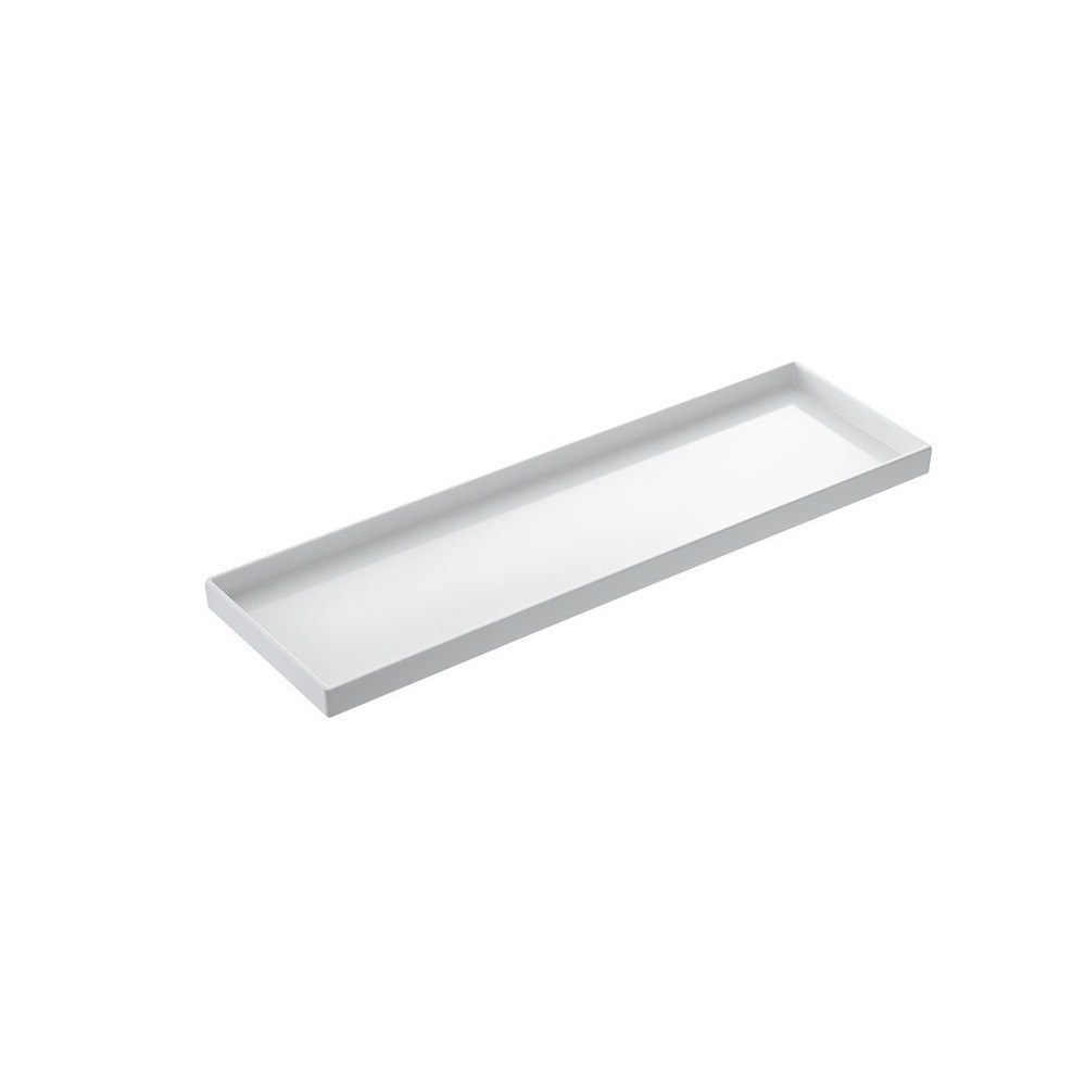 LEONE – VENEZIA WHITE MELAMINE TRAY GN 2/4 53 x 16.5 x 3 CM