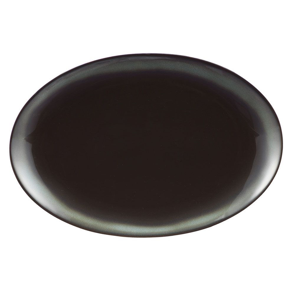 TOGNANA – BLACK TREND CORTEN OVAL PLATE 35 x 25 CM