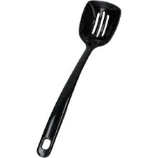 DALEBROOK – BLACK MELAMINE PERFORATED SPOON 31 CM