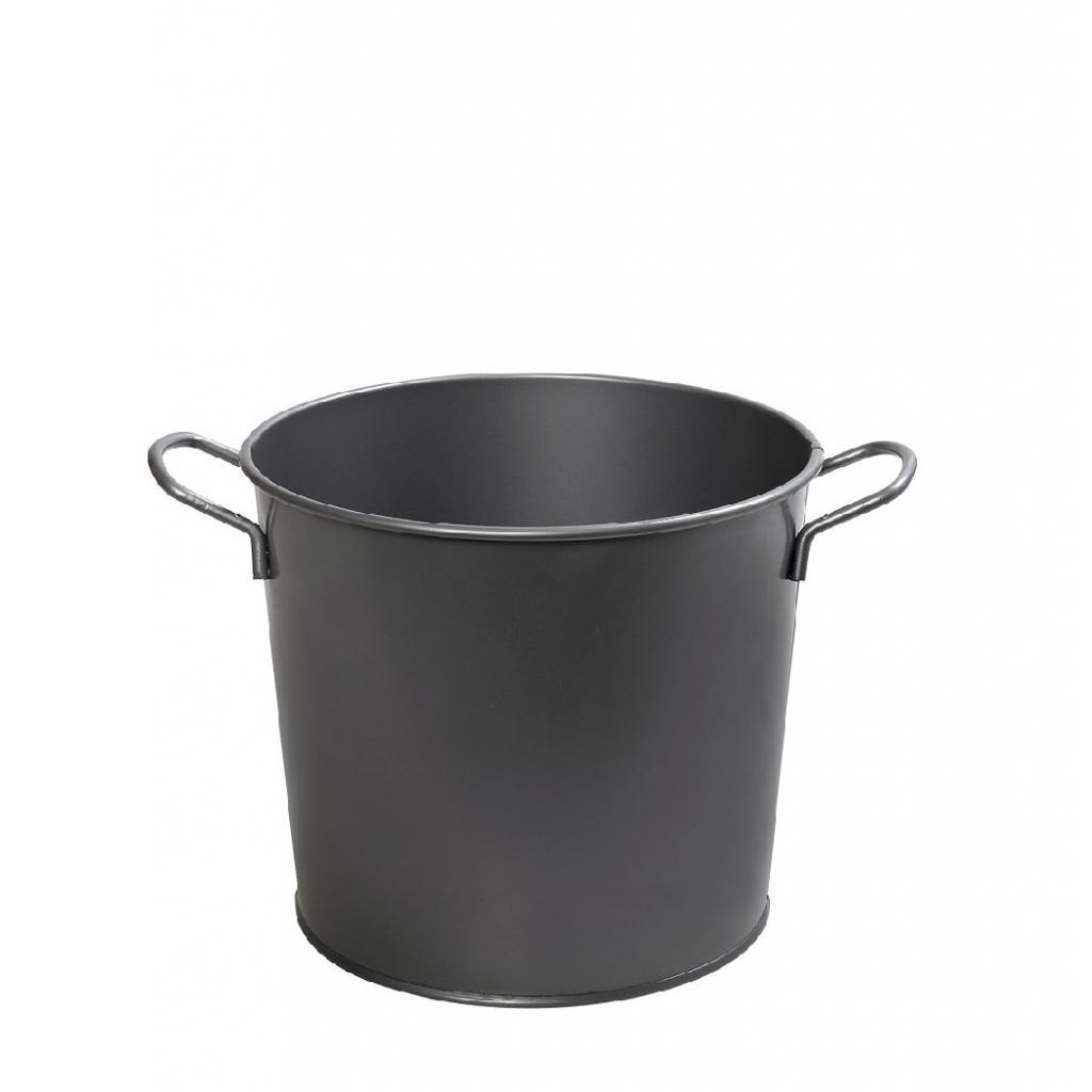 ESPIEL – METAL CHAMPGANE BUCKET GREY 22 CM