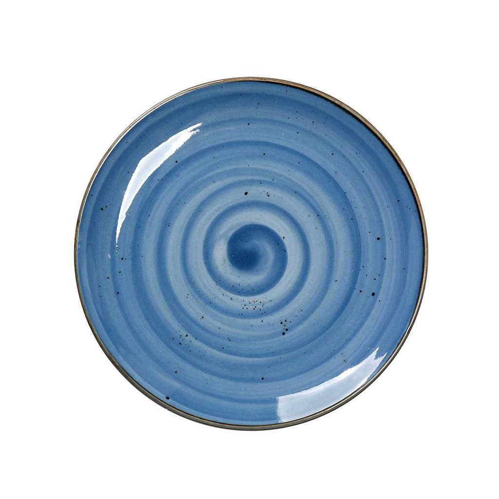 ESPIEL – TERRA BLUE FLATE PLATE 24 CM