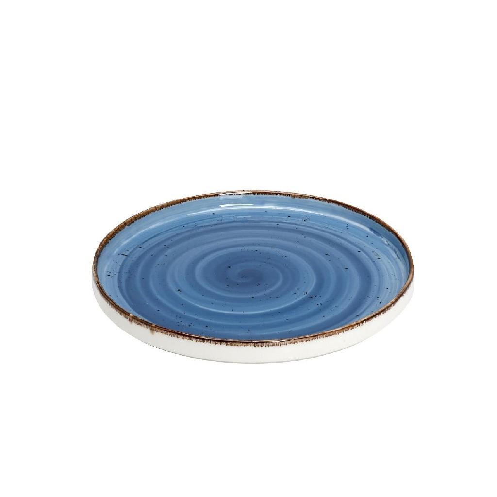 ESPIEL – STEP PRESENTATION TERRA BLUE PLATE 21 CM