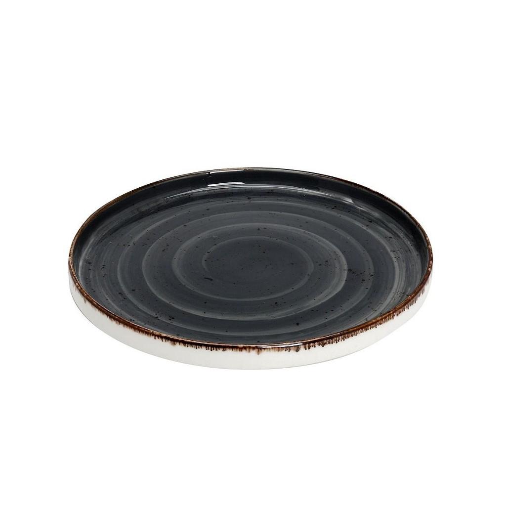 ESPIEL – STEP PRESENTATION TERRA GREY PLATE 26 CM