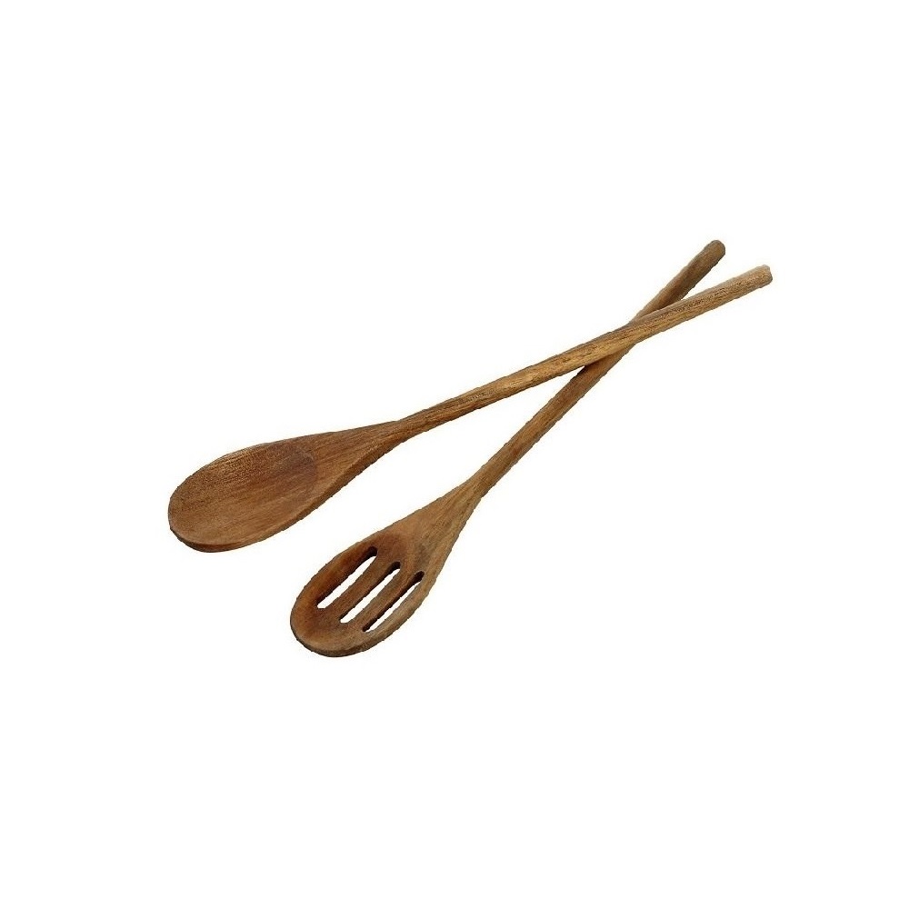 ESPIEL – ACACIA WOODEN SET OF 2 SERVING UTENSILS