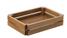 HIGH IROKO LARGE CRATE 32 x 22 x 9 CM