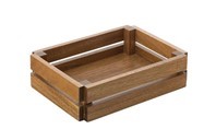 HIGH IROKO SMALL CRATE 22 x 16 x 9 CM