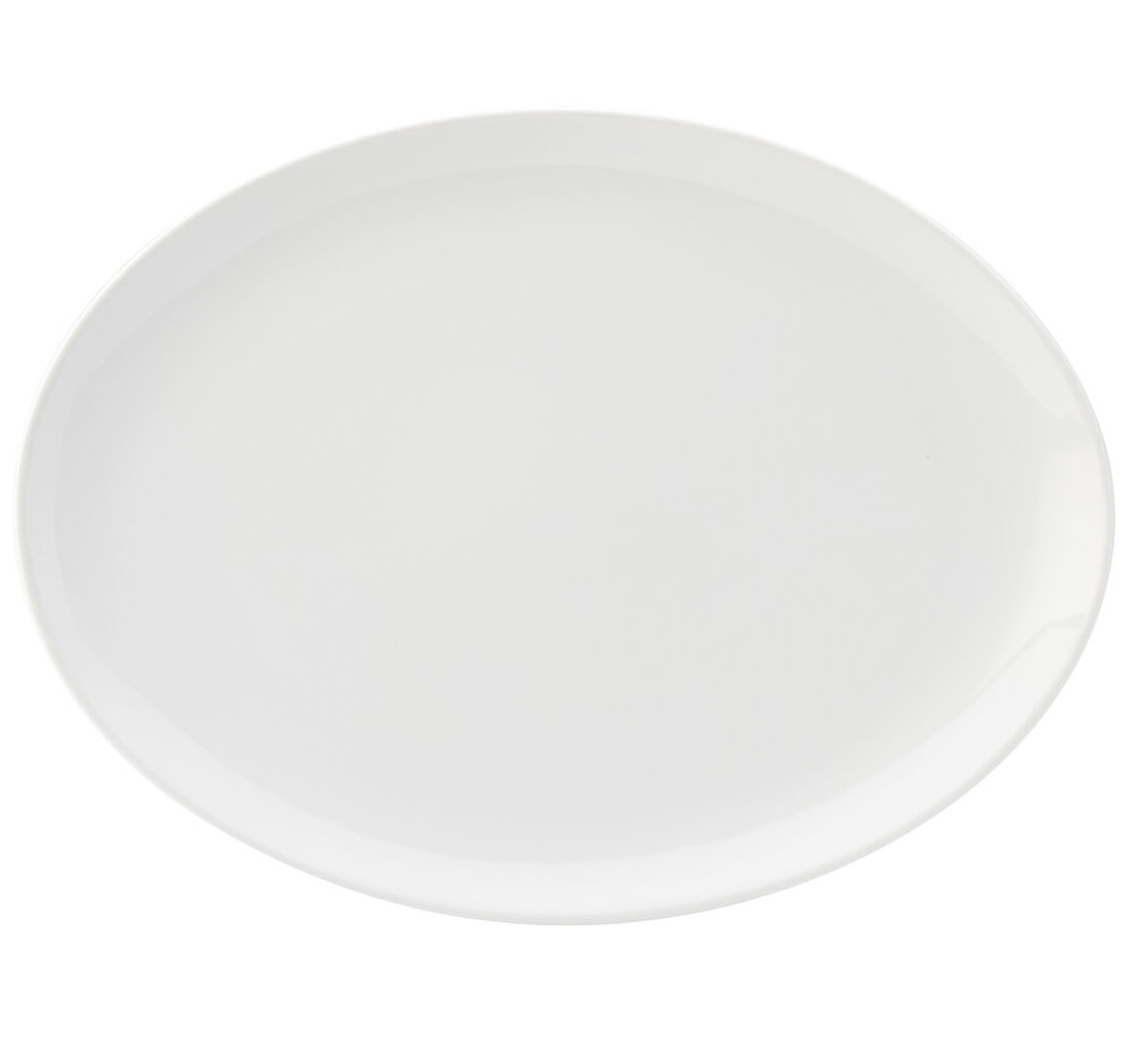 UTOPIA – PORCELAIN OVAL PLATTER 36 CM *Chipping Guarantee