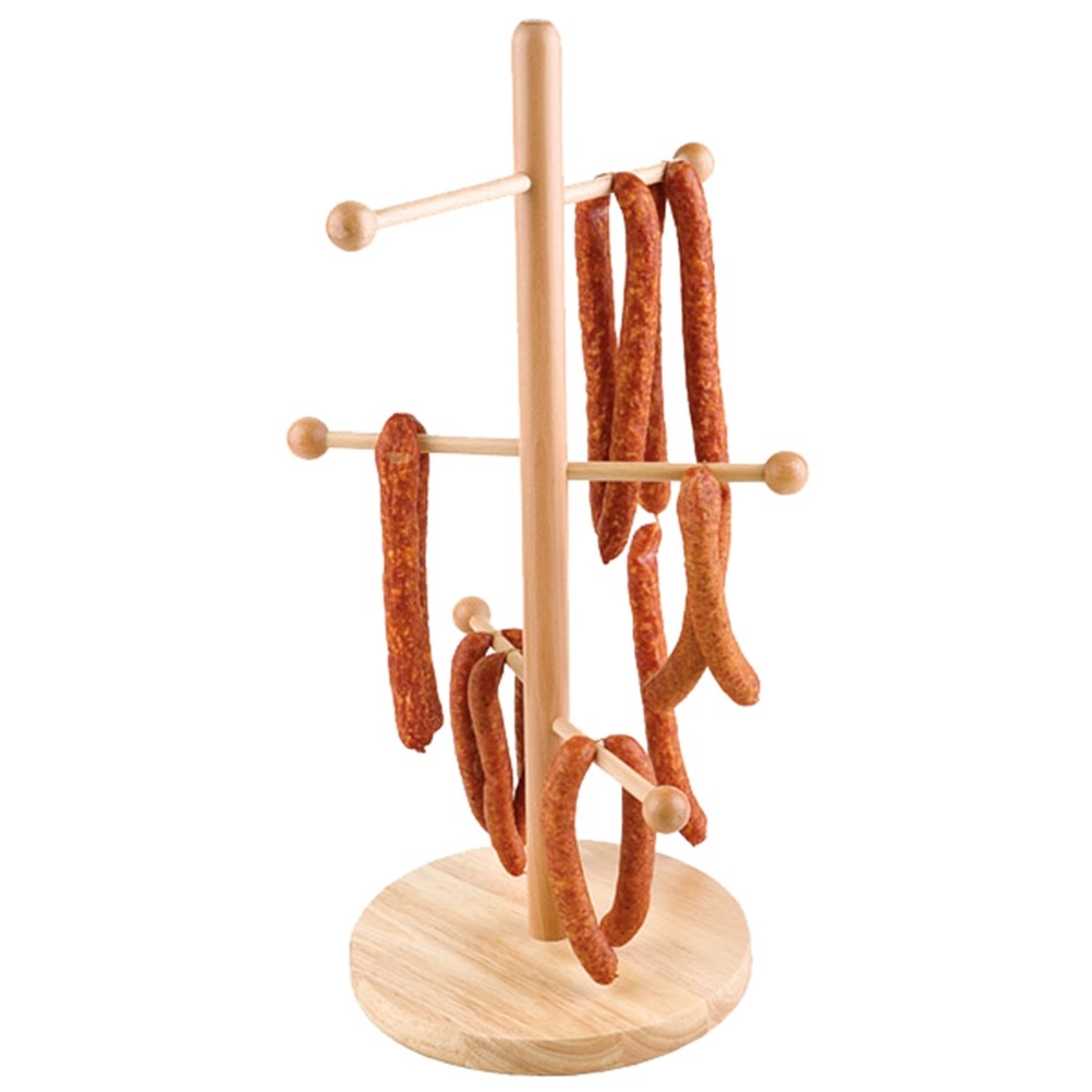 GB – NATURAL BEECH WOOD PRETZEL STAND 28 CM H: 50 CM