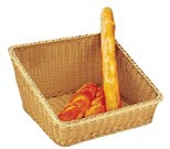 RATTAN BASKET RECTANGULAR 43x43x24 CM