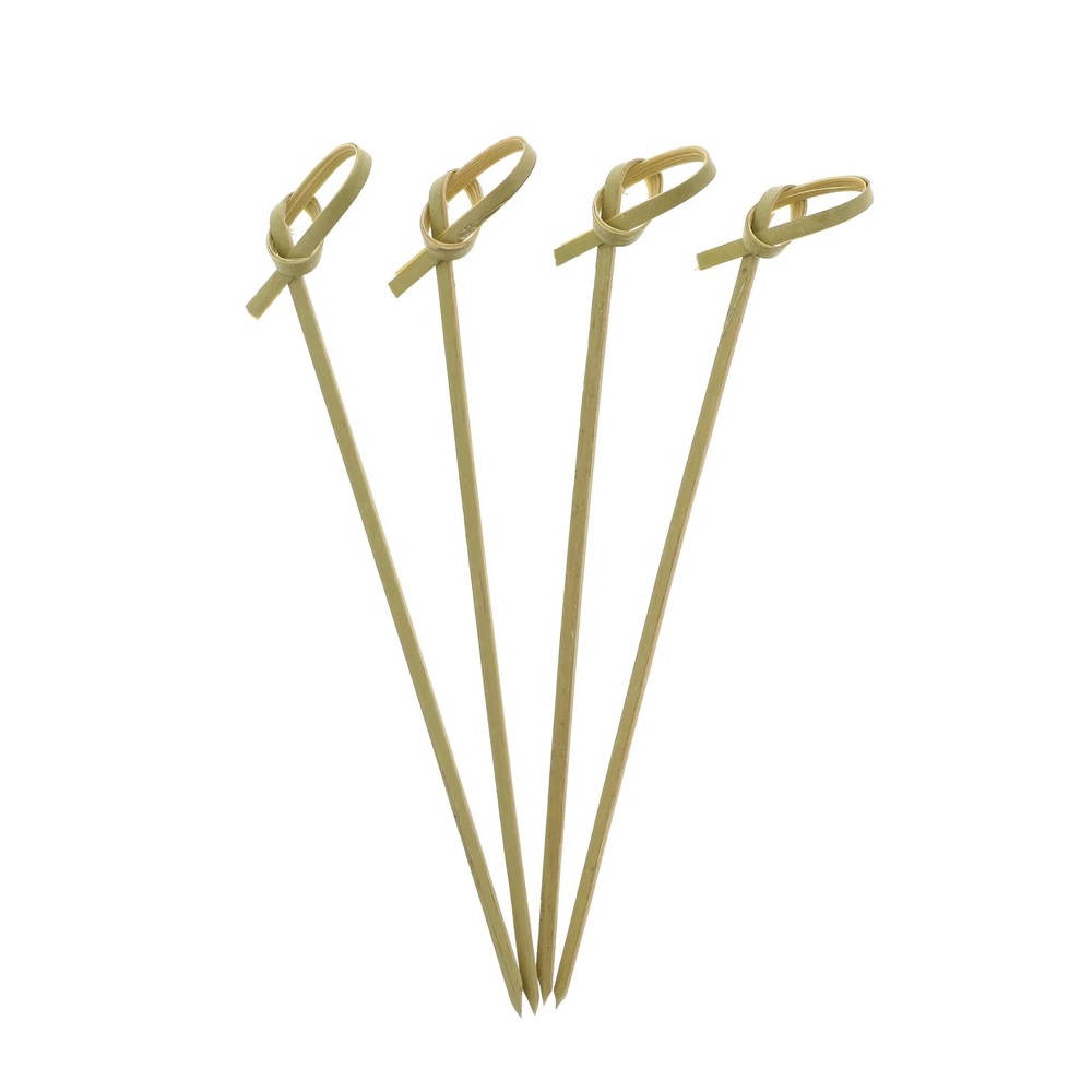 BAMBOO KNOTTED PICK 12CM – 100 PCS