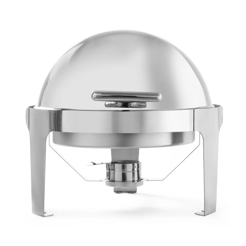 ROUND CHAFING DISH 6.8 LTS ROLL-TOP